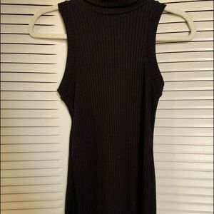 Turtle neck slim fit dress